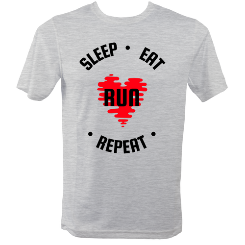 Sleep, Eat, Run, Repeat. Running T Shirt