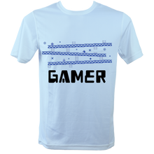 Gamer Running T Shirt to make you smile blue