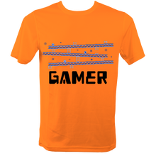 Gamer Running T Shirt to make you smile Orange